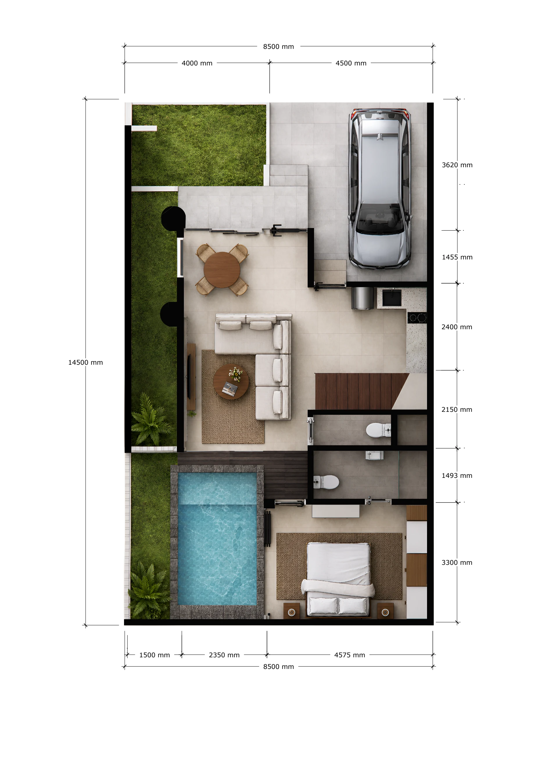 Ground floor layout