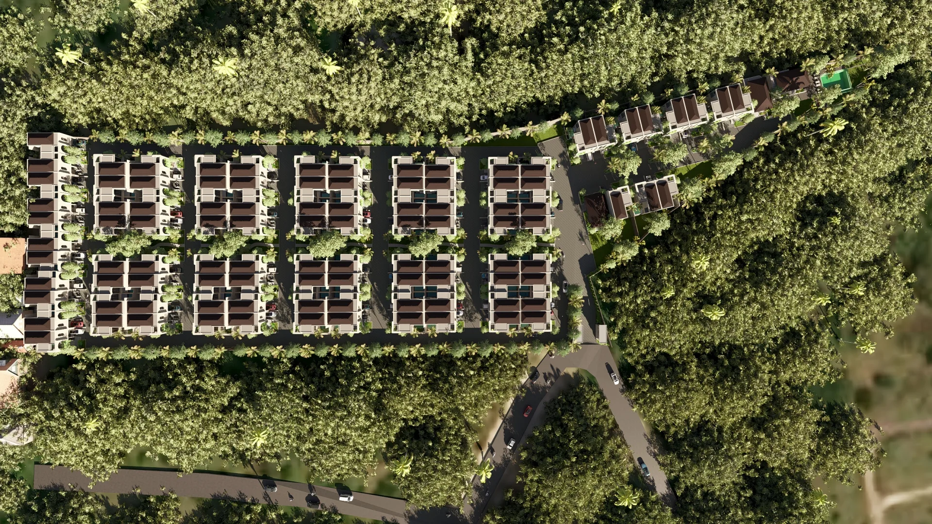 The Links Jimbaran Residence project location view