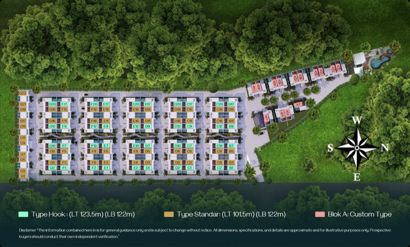 The Links Jimbaran Residence master plan