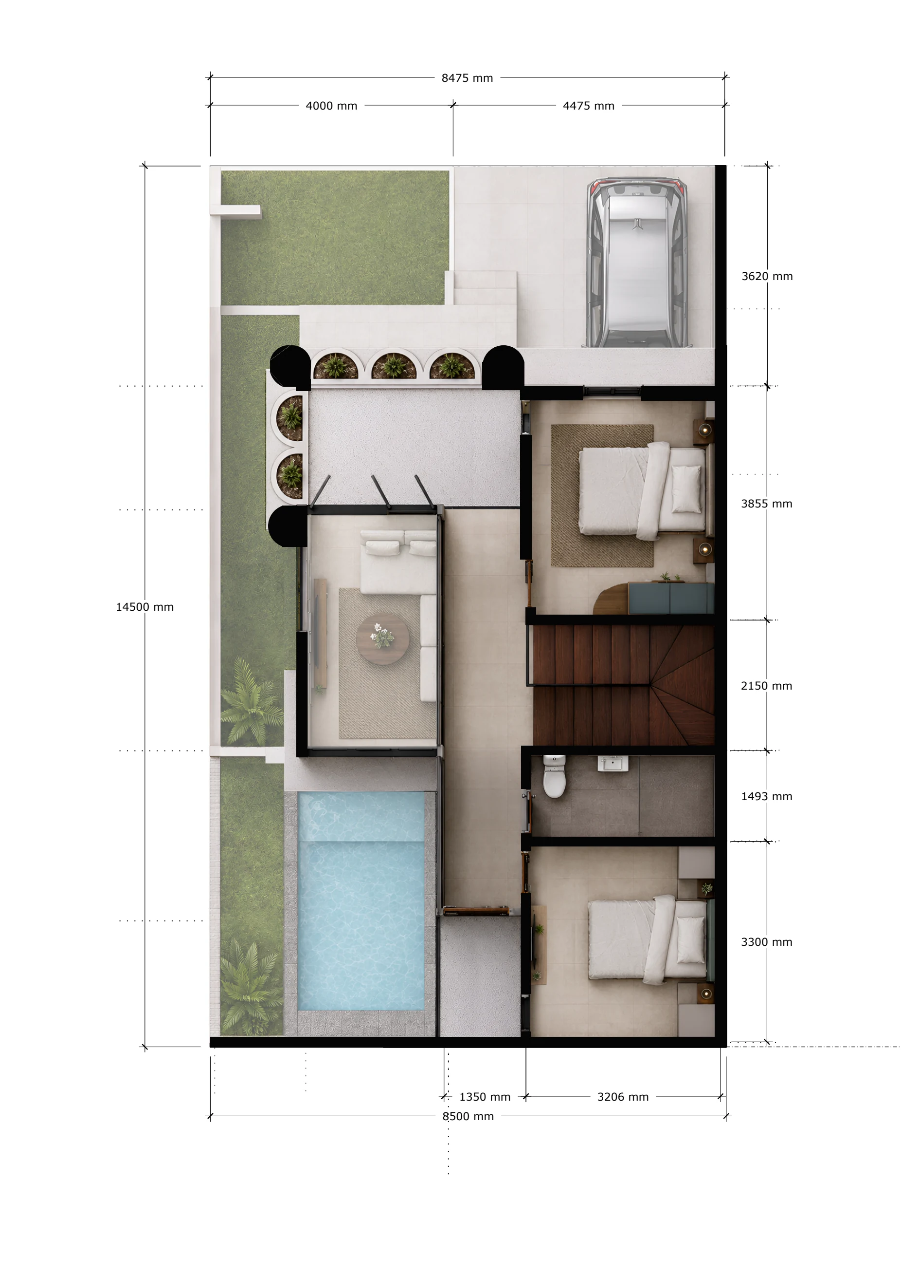 Second floor layout